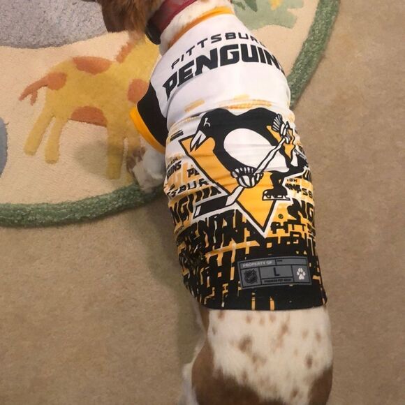 Pittsburgh Penguins Dog Jersey Size L - Picture 3 of 9